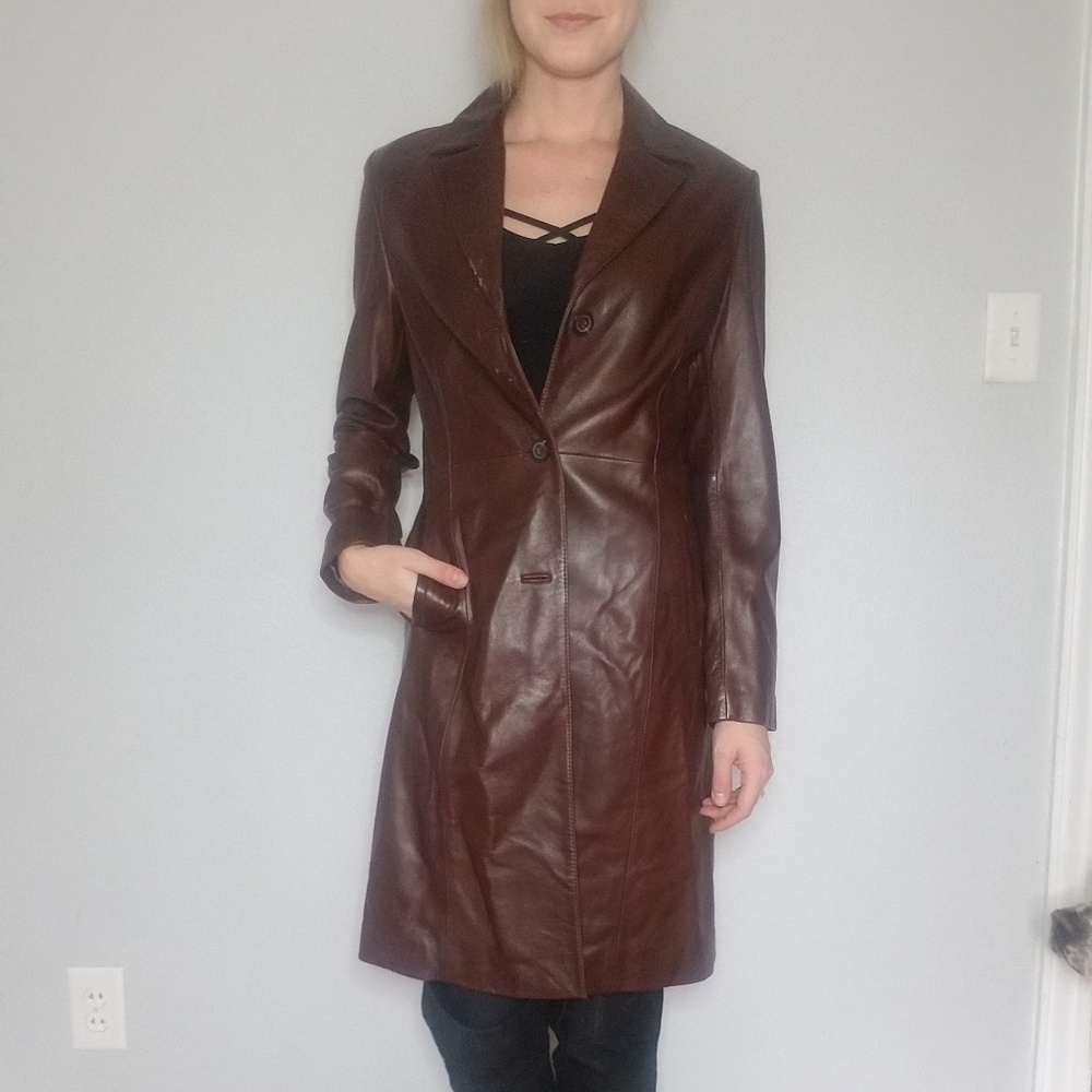 Leather Jacket & Pants Combo